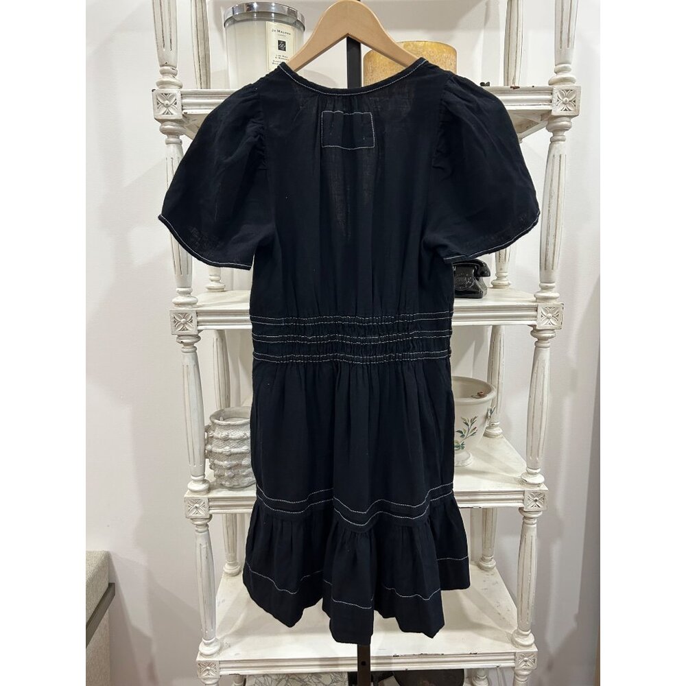 Anthropologie Mini Somerset Mini Dress - Denim Edition Size Small in Black - Picture 5 of 5